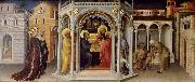 Gentile da Fabriano baby Jesus in the temple frambares oil